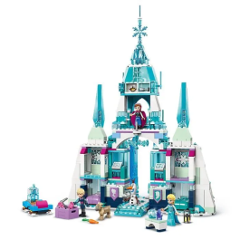 Lego Disney 43244 Palacio de Hielo de Elsa, Juguete de Construcción para Niños y Fans de Frozen