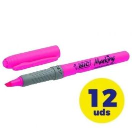 Bic Marcador Fluorescente Highlighter Grip Punta Biselada Rosa Caja 12 Ud Precio: 5.89000049. SKU: B14499G58R