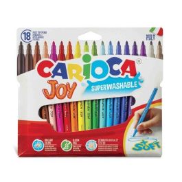 Carioca Rotulador Joy, punta fina, caja de 18 unidades, colores surtidos Precio: 2.8900003. SKU: B17P6CW8NF