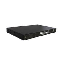 Level One GEP-2021 Switch gestionable 16 puertos Gigabit Ethernet PoE+ 270W con 2 GE, 2 GSFP, 19" rack