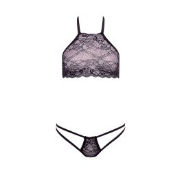 Conjunto de Lencería Barely Bare Negro Talla única Conjunto de Lencería Barely Bare Negro Talla única