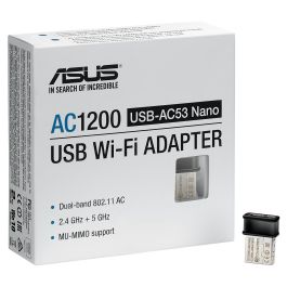Asus 90IG03P0-BM0R10 Adaptador WiFi USB AC1200 Dual-band Nano 1200Mbps para Portátil