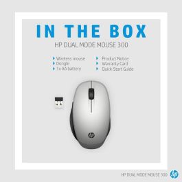HP Ratón Inalámbrico Dual Mode para 2 PCs - Conexión Bluetooth o 2.4 GHz para Productividad Optimizada
