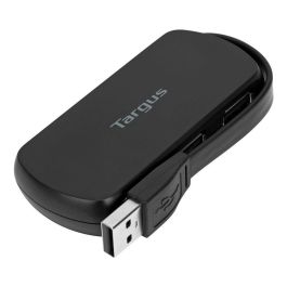 Targus Hub USB 2.0, Concentrador de 4 Puertos Negro