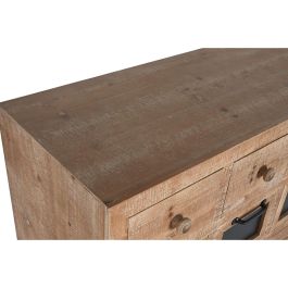 DKD Home Decor Cajonera Cottage 16 Cajones Hecha a Mano, Abeto y Metal, Natural/Negro, 110x40x92.5 cm DKD Home Decor Cajonera Cottage 16 Cajones Hecha a Mano, Abeto y Metal, Natural/Negro, 110x40x92.5 cm