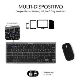 SUBBLIM Combo Multidispositivo Compacto Gris/Negro SUBBLIM Combo Multidispositivo Compacto Gris/Negro