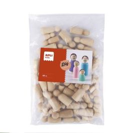Muñecos Apli De Madera Natural 4 Tamaños De 2,7-5Cm Bolsa De 48 Precio: 19.59000043. SKU: B129BCC6DZ