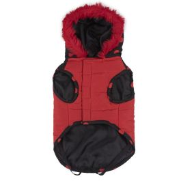 Abrigo para Perro Minnie Mouse Negro Rojo XXS Abrigo para Perro Minnie Mouse Negro Rojo XXS