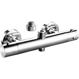 Rousseau Grifo Ducha Termostática Loona Cromada | Seguridad Anti-quemaduras, Desviador Integrado, Cuerpo Latón 150mm Precio: 91.59000015. SKU: B1KL2AXK9P