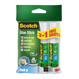 Scotch 6232SN PACK 3+1 BARRAS ADHESIVO PERMANENTE 8G Precio: 7.79000057. SKU: B19XCGXH9Q