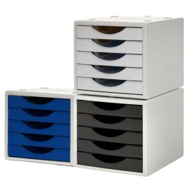 Archivo 2000 Módulo Archivotec 2000 5 Cajones Válido Para Formato Din A4, Fólio Y Subcarpeta 340x270x260 mm Gris