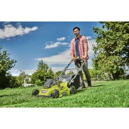 RYOBI Cortacésped inalámbrico MAX POWER 36V Power Assist Ø 40 cm Recogida y Mulching incl. Batería Litio+ 36V 5.0 Ah y Cargador 1.7A