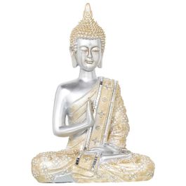 Figura Decorativa Alexandra House Living Dorado Plateado Plástico Buda 17 x 27 x 40 cm Precio: 45.50000026. SKU: B17RVC9BYW