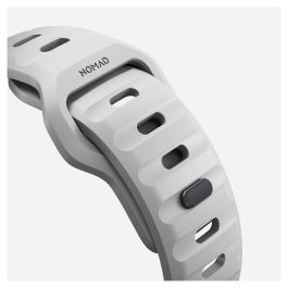 Nomad Sport Band Lunar Gray - Correa Deportiva de Caucho Ajustable para Apple Watch Ultra / 46mm y Series 42/44/45/49mm, Resistente al Agua