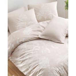 Juego de Cama HOU8681875217018 - Visón - 1 Funda Nórdica 220x240 cm + 2 Fundas de Almohada 60x60 cm - 65% Algodón, 35% Poliéster