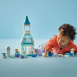 LEGO 10455 DUPLO Disney Fiesta en el Castillo de Hielo de Anna y Elsa - Juego de Construcción Creativo para Niños 2 Años