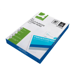 Q-connect copy Papel Fotocopiadora Economy Din A3 80 Gramos Paquete 500 Hojas Certificado PEFC