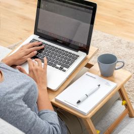 Mesa Plegable Auxiliar de Bambú Lapwood InnovaGoods