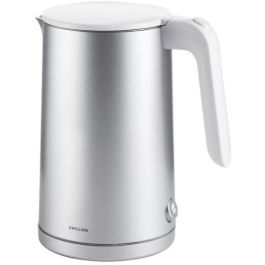 Zwilling Hervidor de Agua Eléctrico ENFINIGY 1.5 L, 1850 W, Protección contra Sobrecalentamiento, Inalámbrico, Plata