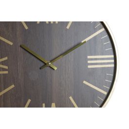 Reloj Pared Glam DKD Home Decor Negro Marron 4 x 40 x 40 cm (2 Unidades)