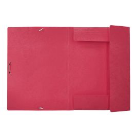 Carpeta Liderpapel Gomas A3 3 Solapas Carton Prespan Roja