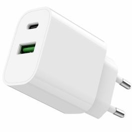 Cargador de Pared SPC Fast Charger 4341B/ 1xUSB Tipo-C/ 1xUSB/ 20W/ Blanco Precio: 12.94999959. SKU: B1HAZRJYZ2