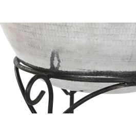 Jarron Item Home DKD Home Decor Plateado Negro 45 x 95 x 45 cm Jarron Item Home DKD Home Decor Plateado Negro 45 x 95 x 45 cm