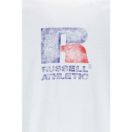 Camiseta de Manga Corta Hombre Russell Athletic Emt E36201 Blanco