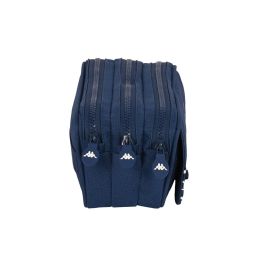 Portatodo Triple Kappa Navy Azul marino (21,5 x 10 x 8 cm)