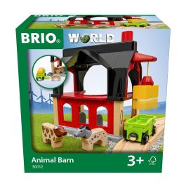 Brio World 7312350360127 Granero Animal Accesorio Circuito Tren Madera con Vaca, Caballo, Vagón y Vía - 6 Piezas para Niños +3 Años Precio: 44.5000006. SKU: B1FWLW5FN8