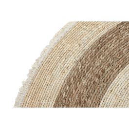 DKD Home Decor Alfombra Boho Natural Beige 150x150 cm