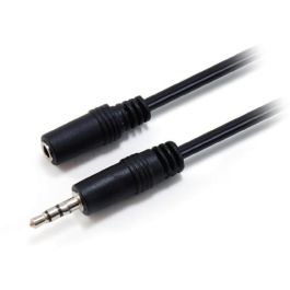 Equip 14708207 - Cable de Audio Jack 3.5mm Macho a Hembra, Extensor de Audio Estéreo, Conectores Níquel, Negro, 2m Precio: 14.49999991. SKU: S7813830
