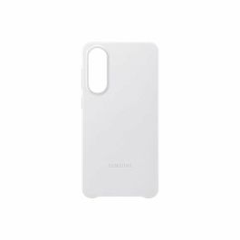 Samsung Funda AAARP00436 para Galaxy S25 Edge de Piel Auténtica Gris Claro - Protección contra Golpes y Arañazos