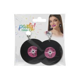 Pendientes en forma de vinilo para mujer - Estilo nostálgico y rebelde - Perfectos para disfraces y eventos temáticos