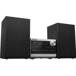 Panasonic Microcadena SC-PM270EG-S 40W Bluetooth USB CD Radio FM Negro y Plata