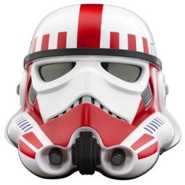 Hasbro HASE28175S0 Casco electrónico premium de soldado de choque imperial Star Wars The Black Series para cosplay, 14+ años