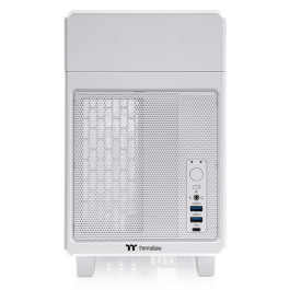 Thermaltake TR100 Mini Torre Blanca, Caja de PC compacta, compatible con fuentes SFX/SFX-L, soporta radiadores 120/140/240/280mm y discos 2.5" Precio: 139.49999976. SKU: B17QEXD9GY