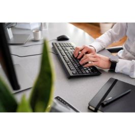 Cherry CHE4025112081323 Teclado con cable KC 1000, 3 LED de estado azules, Negro