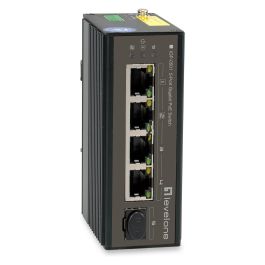 Level One Switch 4x GE PoE+ 1x SFP IGP-0501 Gigabit Ethernet Montaje Pared