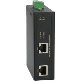 LevelOne IGP-0102 PoE Injector Gigabit Ethernet Adapter 36W, PoE+, IEEE 802.3at/af, Negro, Plug and Play