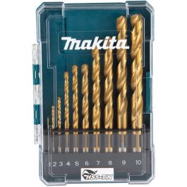Makita D-72849 Juego Brocas HSS para Taladro, 10 Piezas, para Metal y Madera Precio: 38.50000022. SKU: B1CB837Q55