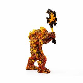 Schleich 42447 Eldrador Creatures Lave Golem con Arma - Figura de Juguete para Niños y Coleccionistas