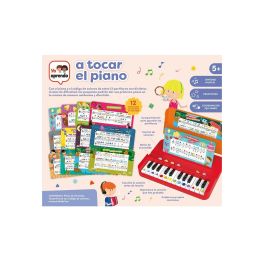 Diset 1120200286 Piano portátil 'Yo Aprendo a Tocar El Piano' para niños +5 años, con 12 partituras y notas musicales