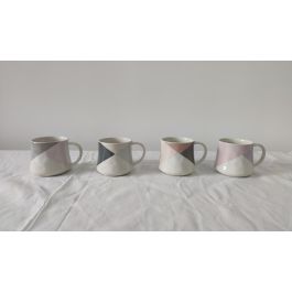 DKD Home Decor Mug Taza Moderna de Gres 385ml Colores Surtidos Apta Microondas y Lavavajillas - Pack de 12 Unidades Precio: 25.70766. SKU: B19H55F9S2