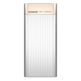 Qnap Adaptador USB-C a RJ45 10GbE USB 4. Conecta tu dispositivo a una red Gigabit Ethernet ultrarrápida. Incluye cable USB 4 C-C. Compatible Cat 6a. Precio: 324.69000003. SKU: B1HR6QCG58