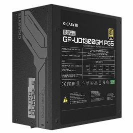 GIGABYTE UD1300GM PG5 Fuente de Alimentación para PC 1300W ATX 80 PLUS Gold, Totalmente Modular, con Ventilador 12cm, Negra GIGABYTE UD1300GM PG5 Fuente de Alimentación para PC 1300W ATX 80 PLUS Gold, Totalmente Modular, con Ventilador 12cm, Negra