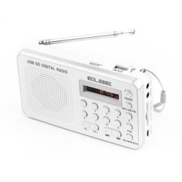 Radio Digital Fm Lector Mp3 Y Usb Batería Recargable ELBE RF-49-USB