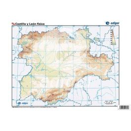 Mapa Mudo Edigol Color Fisico Castilla-Leon (Set de 50) Precio: 8.50000008. SKU: B17Q536MT8