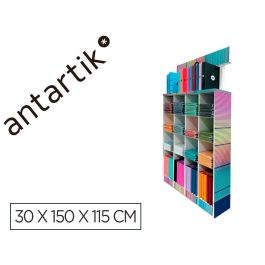 Antartik Expositor de Suelo de Cartón Robusto para Cuadernos y Carpetas, 169 Unidades, Papelería 30x150x115 cm Precio: 879.79000054. SKU: B18HWCG4KD