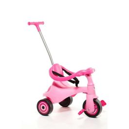 Molto Triciclo Urban Trike City Evolutivo 5 en 1 Rosa 89 cm para Bebés desde 10 Meses, Estructura de Metal y Plástico